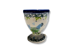 106 Bunzlau eierdop hoog 3349X 106 Bunzlau Eierdopjes hoog